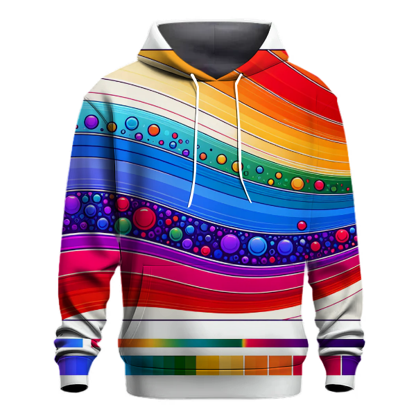 Vibrant Rainbow Hoodie