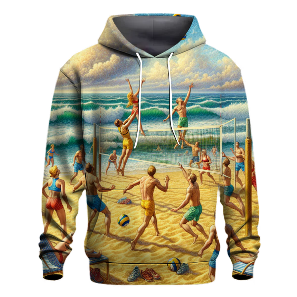 Volleyball Beach Vibes Hoodie