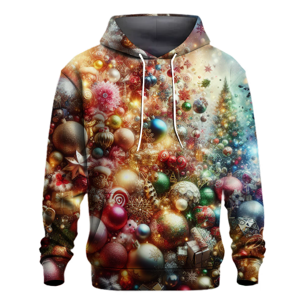 Sparkling Christmas Ornaments Hoodie