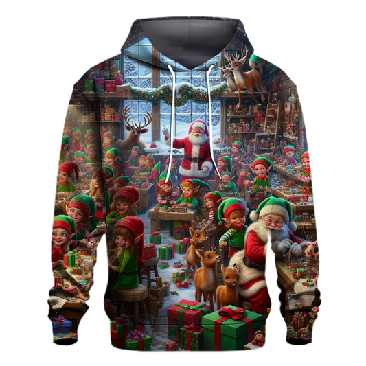 Santa's Workshop Elves Hoodie