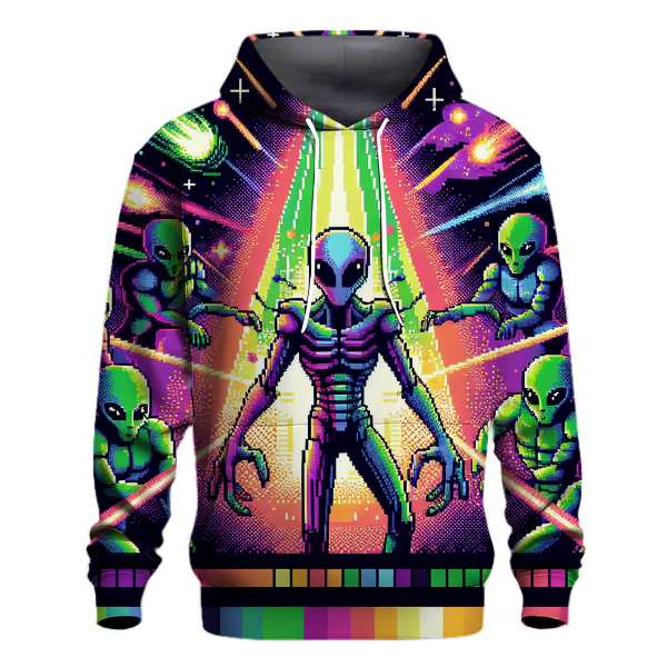 Space Invaders Retro Hoodie