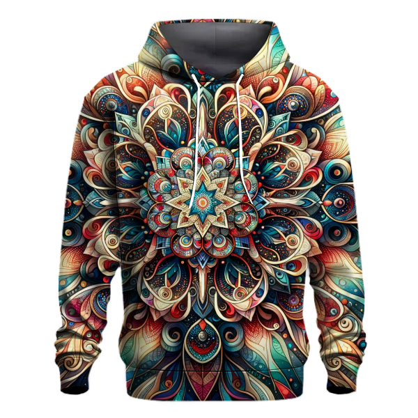 Colorful Kaleidoscope Patterns Hoodie