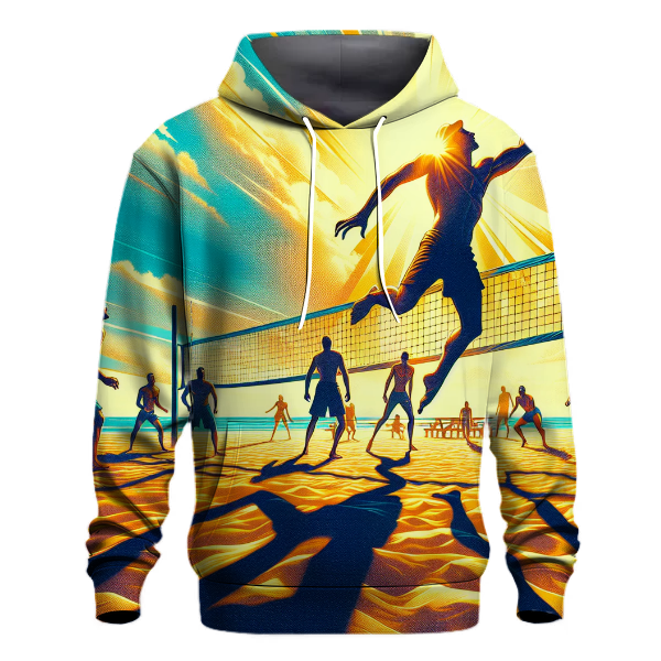 Volleyball Spike Attack Hoodie