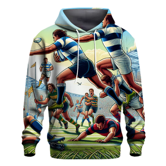 Rugby Game Day Spirit Hoodie