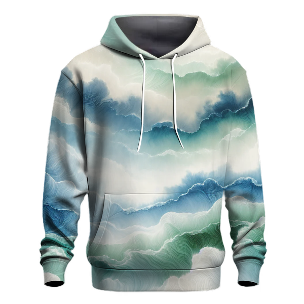 Waves of Serenity Tie-Dye Hoodie