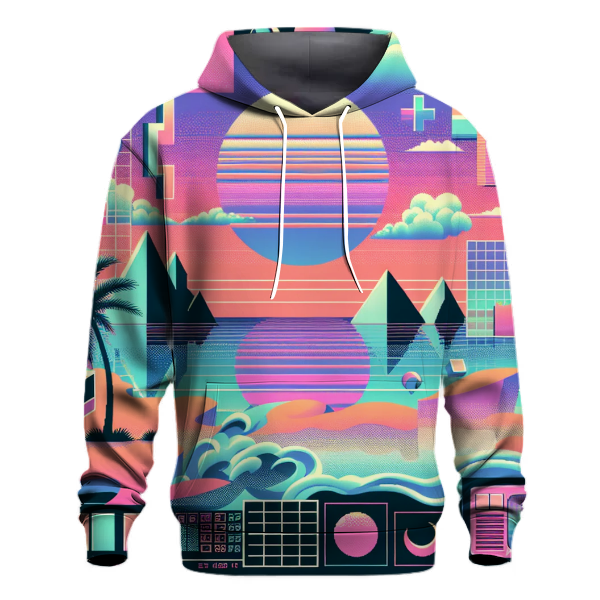 Vaporwave Odyssey Hoodie