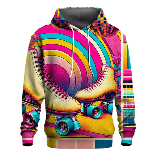 Vivid 80s Roller Rink Hoodie