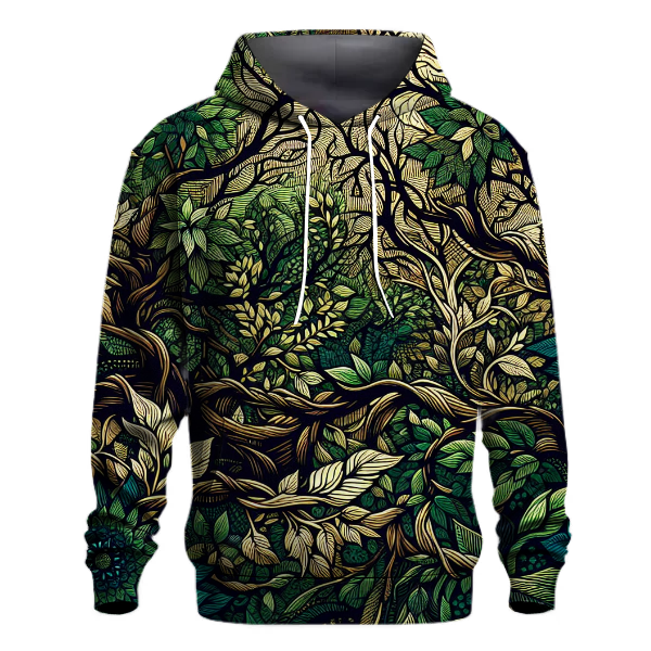 Emerald Forest Tie-Dye Hoodie