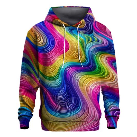 Wavy Rainbow Reverie Hoodie