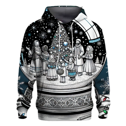 Whimsical Holiday Snow Globe Hoodie