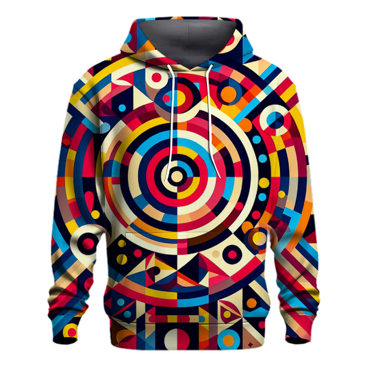 Vivid Geometric Fusion Hoodie