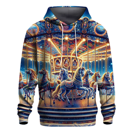 Whimsical Christmas Carousel Hoodie