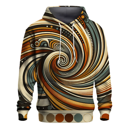 Vintage Groove Vortex Hoodie