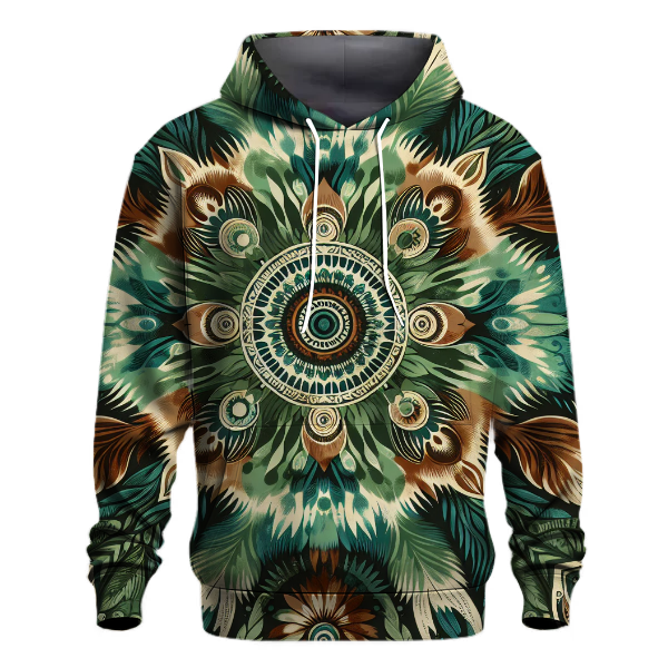 Rainforest Whisper Tie-Dye Hoodie