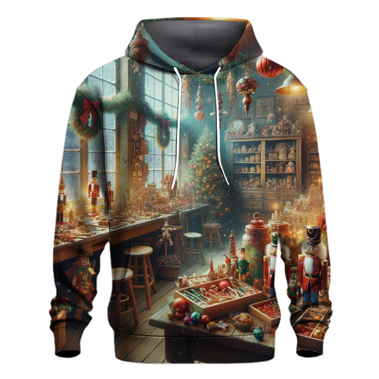 Vintage Christmas Workshop Hoodie