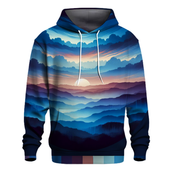 Twilight Horizon Tie-Dye Hoodie