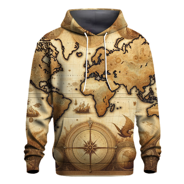 Ancient World Map Hoodie