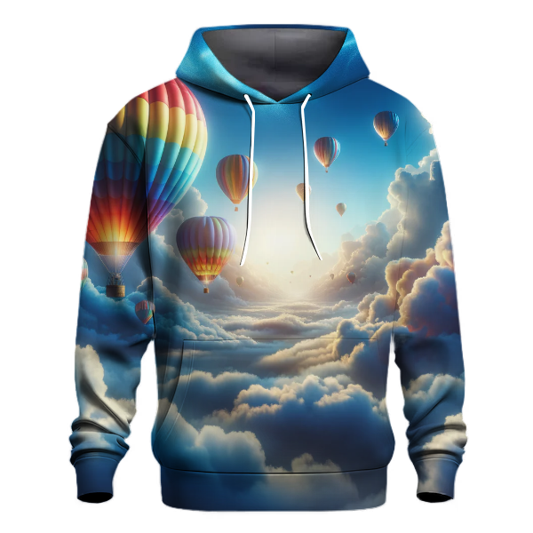 Whimsical Hot Air Balloons Hoodie