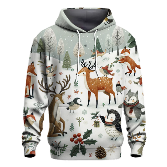 Whimsical Woodland Winter Hoodie