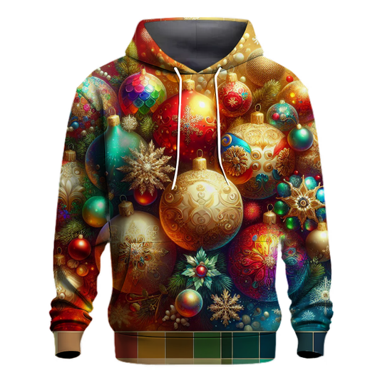 Whimsical Christmas Ornaments Hoodie