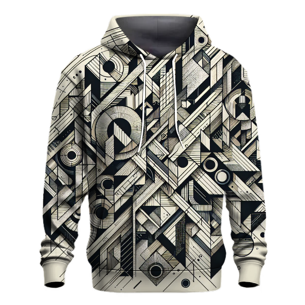 Urban Geometric Essence Hoodie