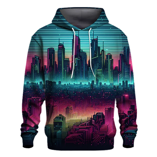 Retro Synth City Hoodie