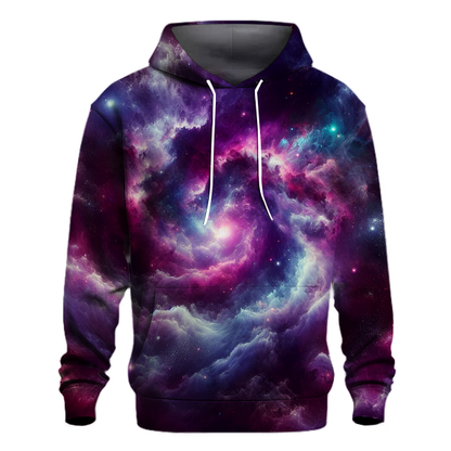 Vibrant Cosmic Nebula Hoodie