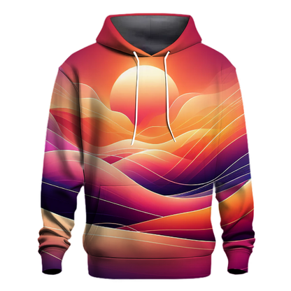 Retro Summer Sunset Hoodie