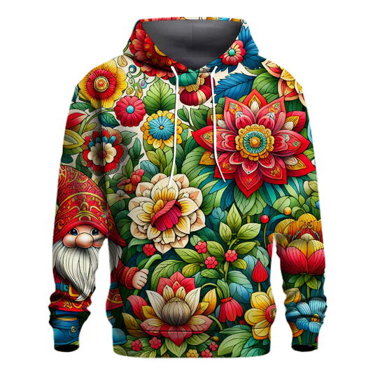 Whimsical Garden Gnomes Hoodie