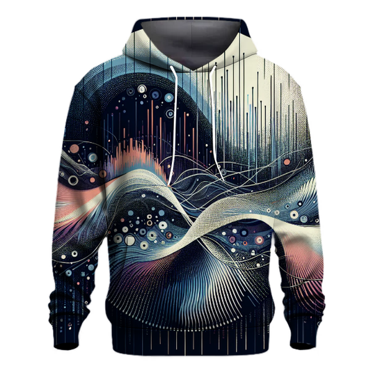 Retro Waveforms Design Hoodie