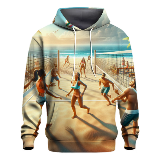 Volleyball Beach Party Hoodie