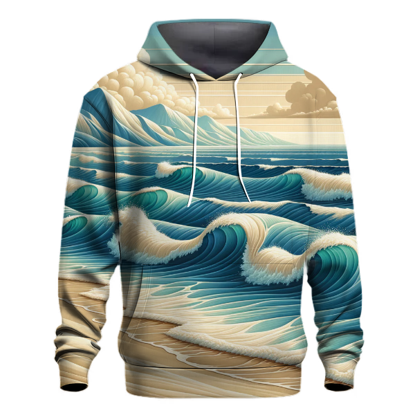 Ocean Wave Serenity Hoodie