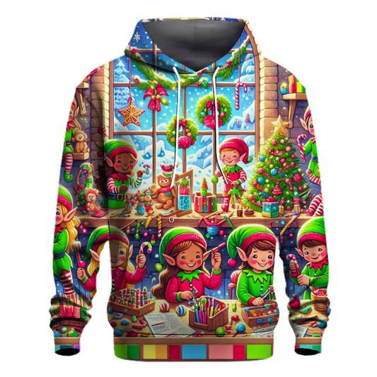 Santas Merry Helpers Hoodie