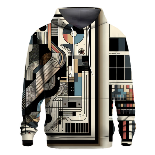 Abstract Geometric Lines Hoodie