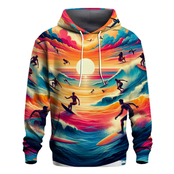 Sunset Surfing Hoodie