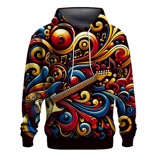 Soulful Rhythm Pattern Design Hoodie