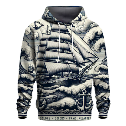 Timeless Nautical Voyage Hoodie