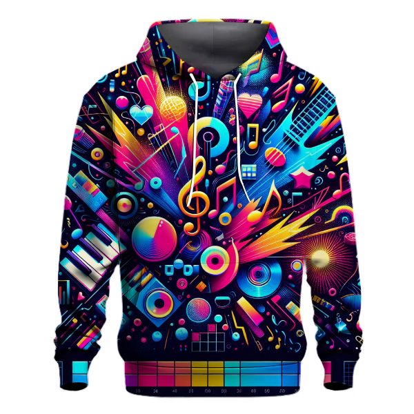 Vibrant Music Vibes Hoodie