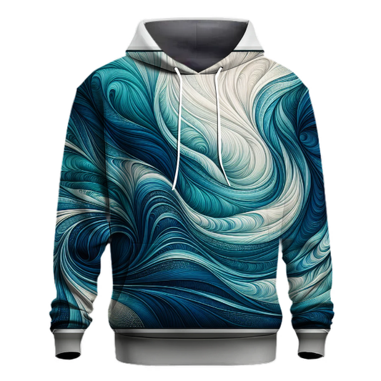 Abstract Ocean Breeze Hoodie