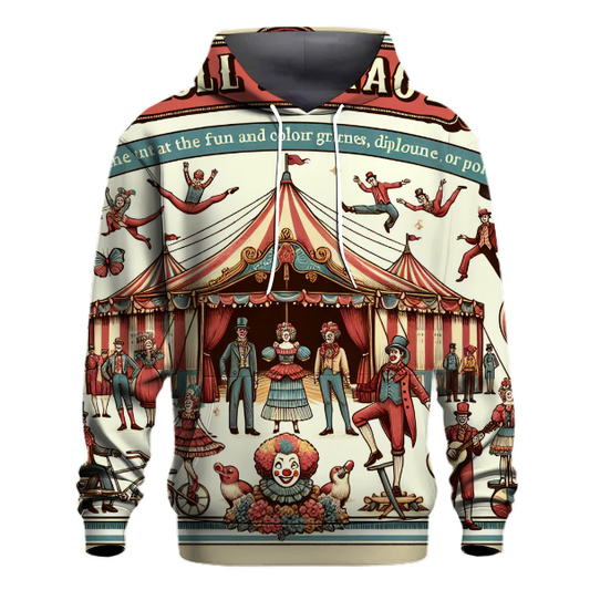 Vintage Circus Carnival Hoodie