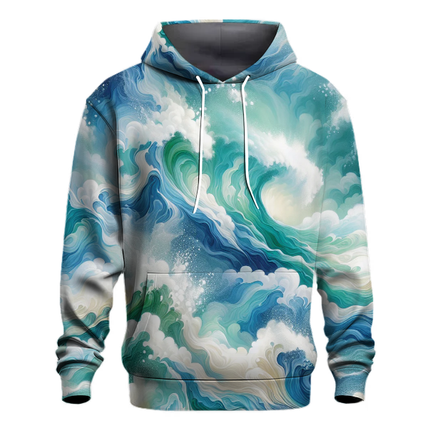 Whimsical Ocean Splash Hoodie