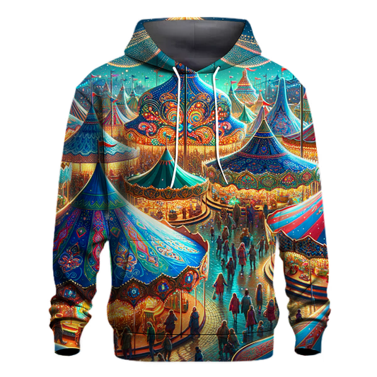 Whimsical Carnival Delight Hoodie