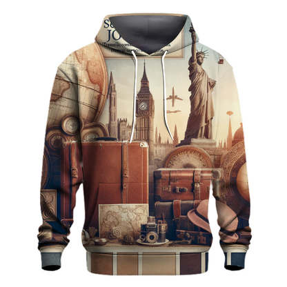 Vintage World Traveler Hoodie