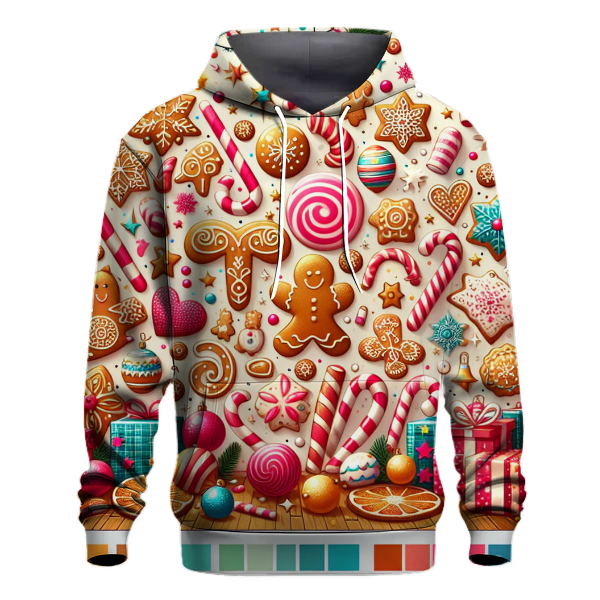 Whimsical Candy Cane Dream Hoodie