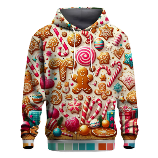 Whimsical Candy Cane Dream Hoodie