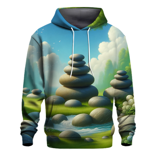 Tranquil Zen Stones Hoodie