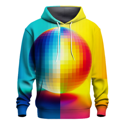 Vibrant Prism Effect Hoodie