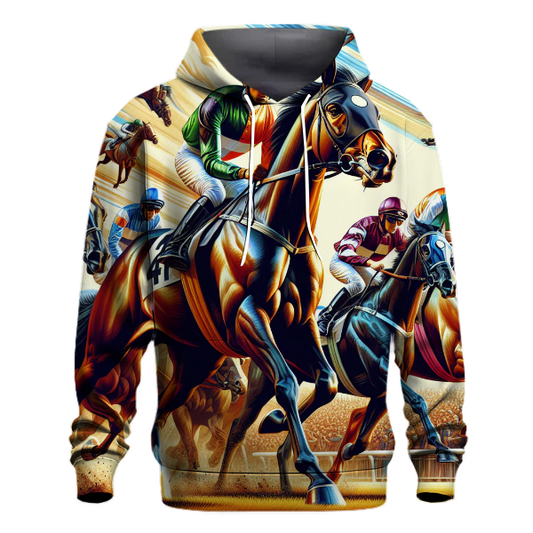 Horse Racing - Gallop Grandeur Hoodie Custom Hoodies