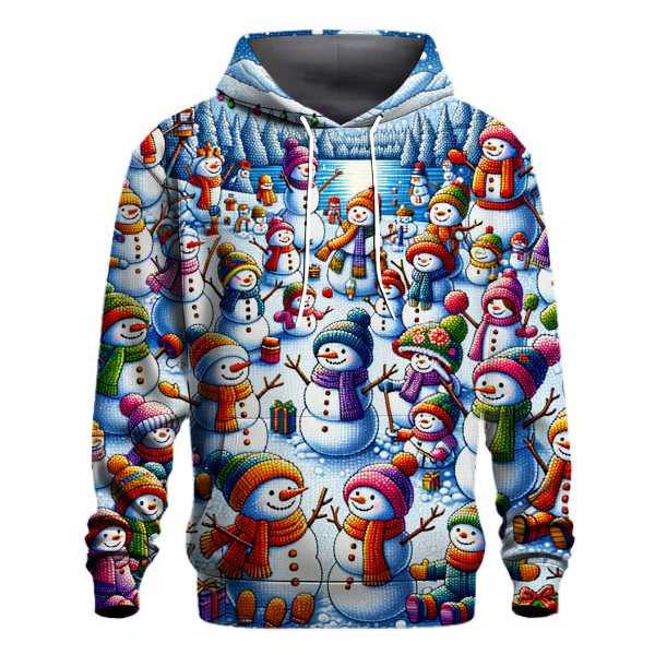 Whimsical Snowman Festival Hoodie