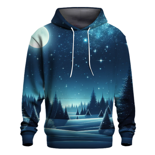 Glistening Starry Night Sky Hoodie